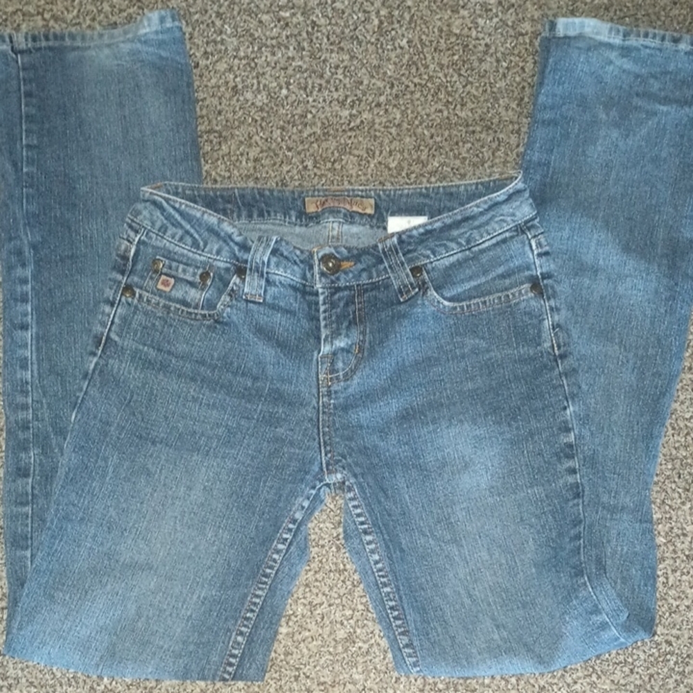 Y2K Paris Blues Blue Straight Leg Jeans
